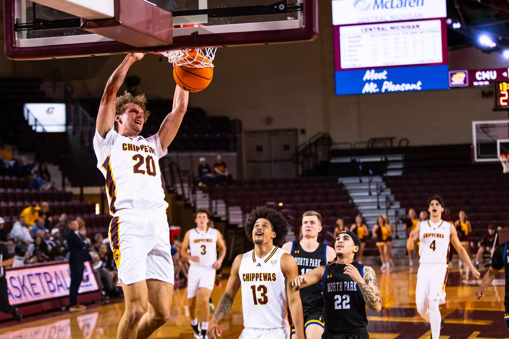 CMU Men's Basketball vs North Park University October 27, 2026
