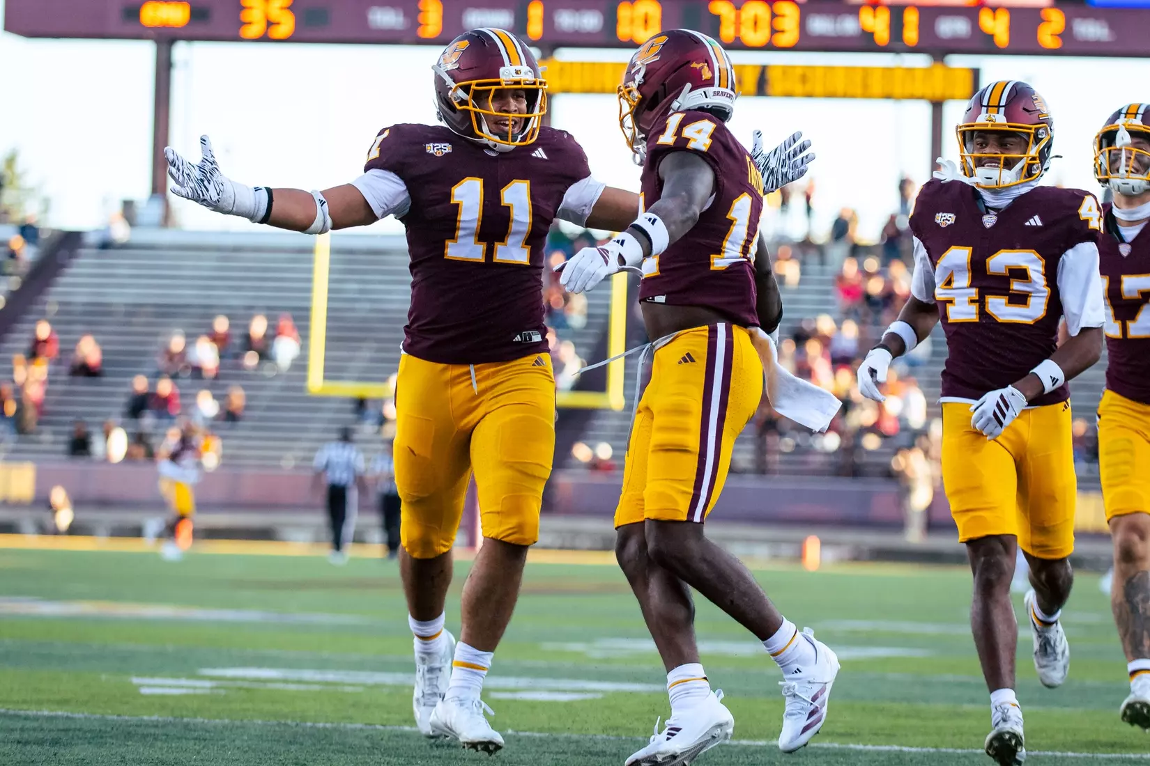 CMU vs Akron, october 3, 2026