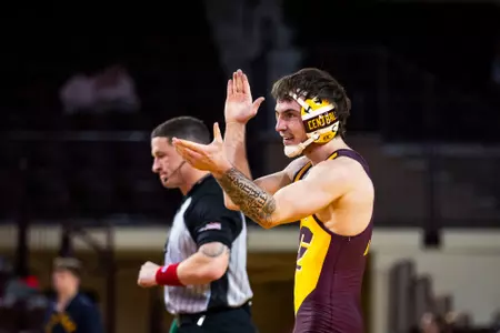 Austin Named MAC West Wrestler of the Week Image