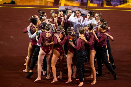 gymnastics team vs ball state