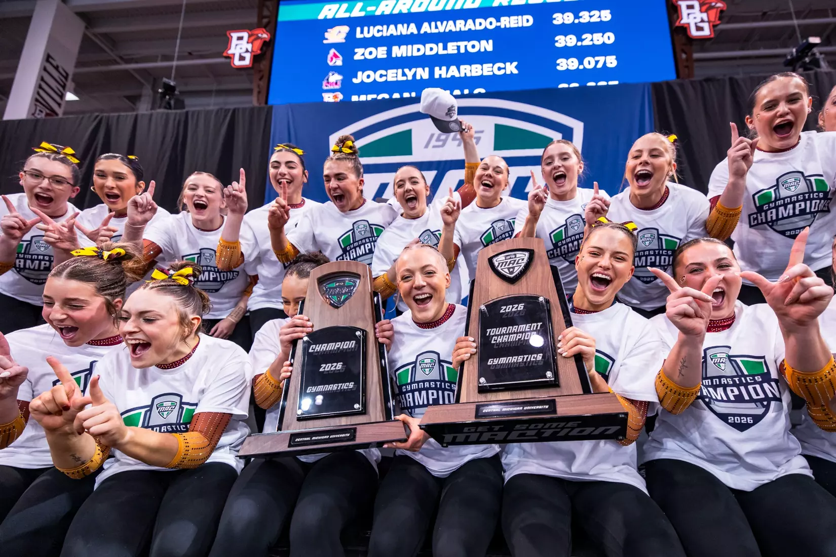 CMU Gymnastics at MAC Championship at Bowling Green, Ohio (March 21, 2026)