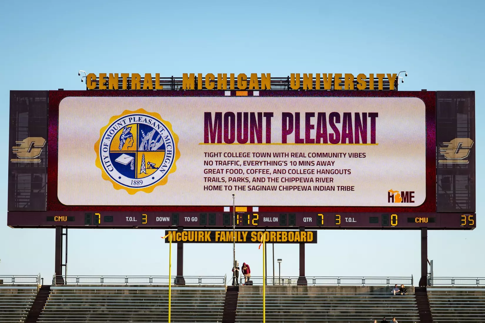 CMU Football Spring Scrimmage (April 21st, 2026)