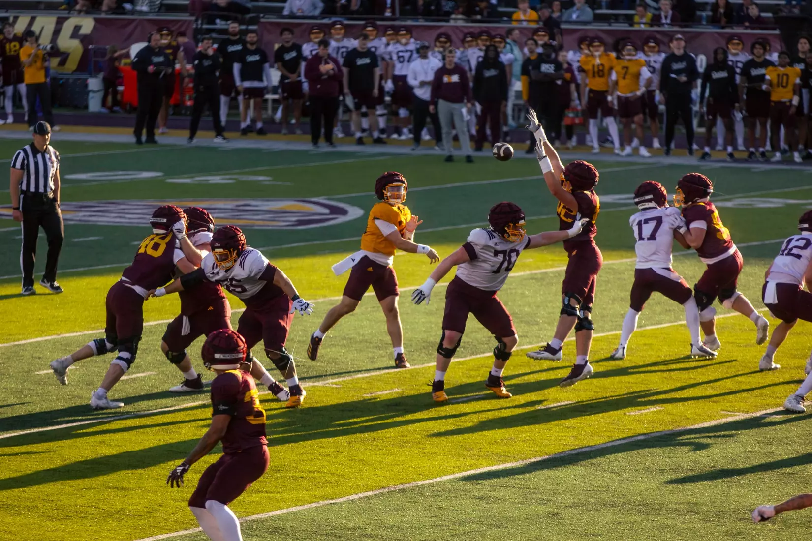 CMU Football Spring Scrimmage at Kelly Short Stadium (Tuesday April 21, 2026)