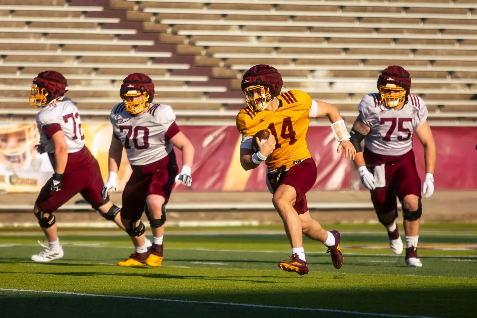 CMU Football Spring Scrimmage at Kelly Short Stadium (Tuesday April 21, 2026)