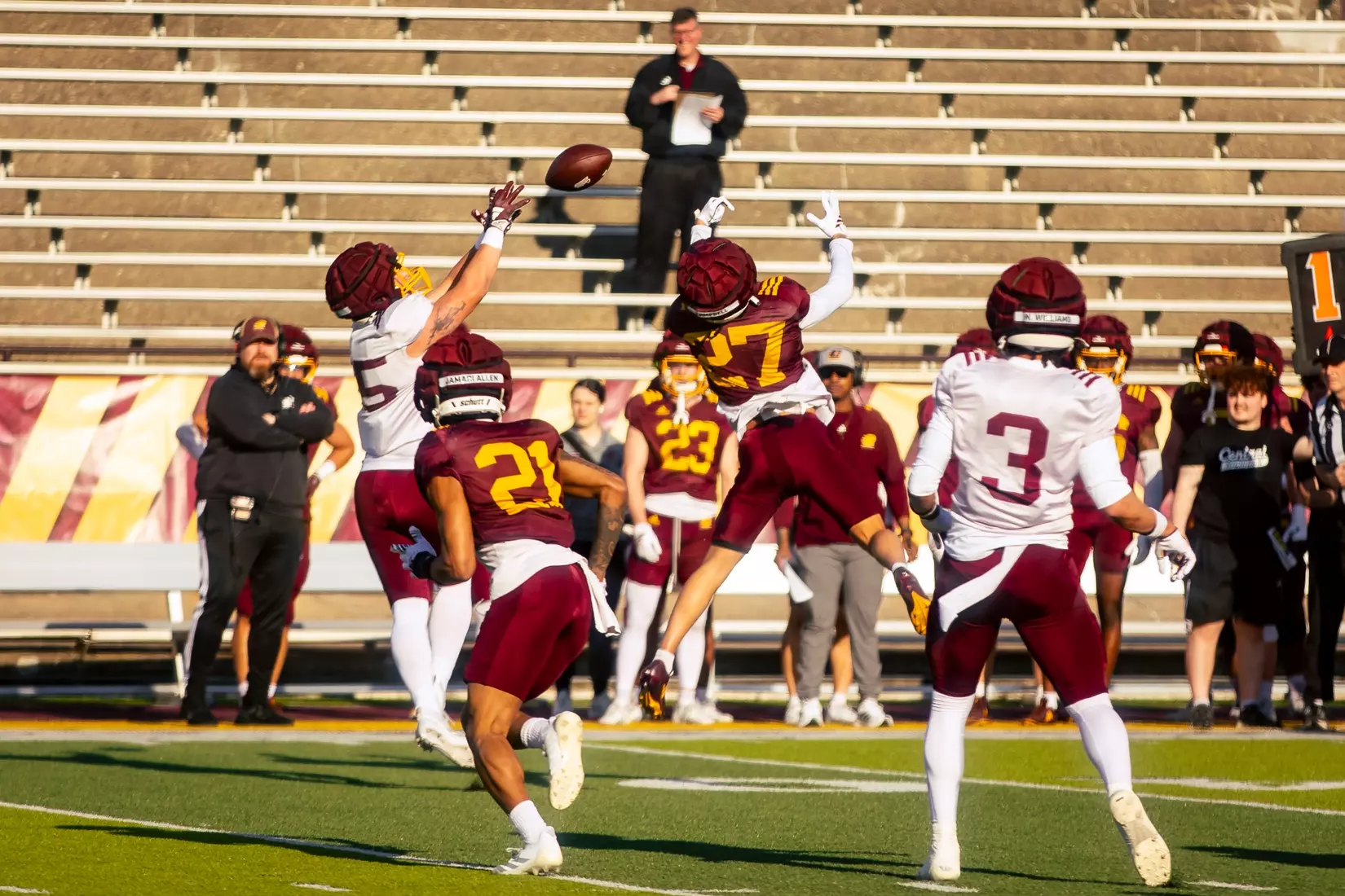 CMU Football Spring Scrimmage at Kelly Short Stadium (Tuesday April 21, 2026)