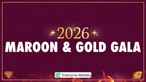 Maroon & Gold Gala 16x9 graphic