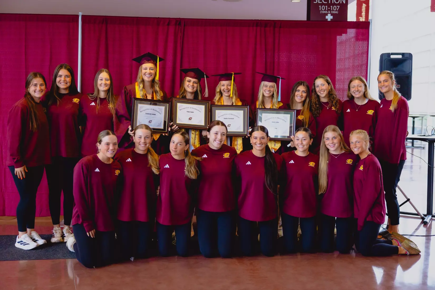 CMU Softball Graduation