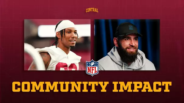 NFL Community Service Philanthropy Graphic