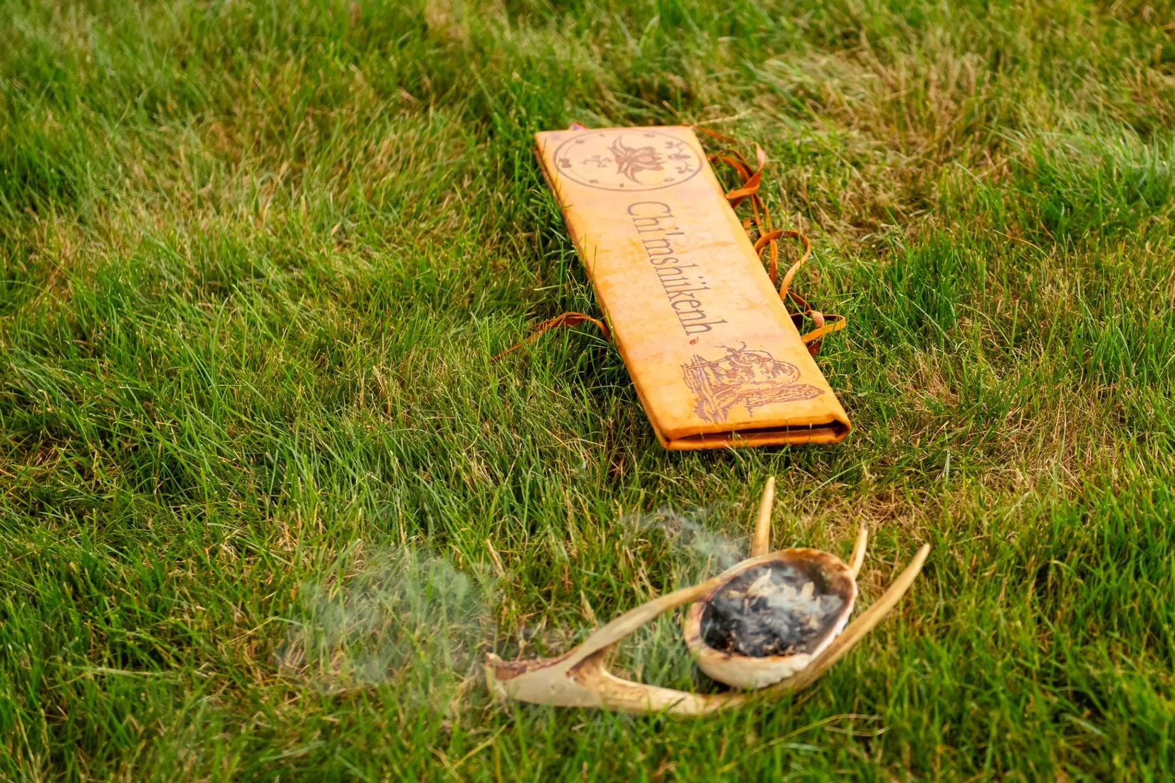 Ceremonial Smudging of the New Golf Facility by the SCIT