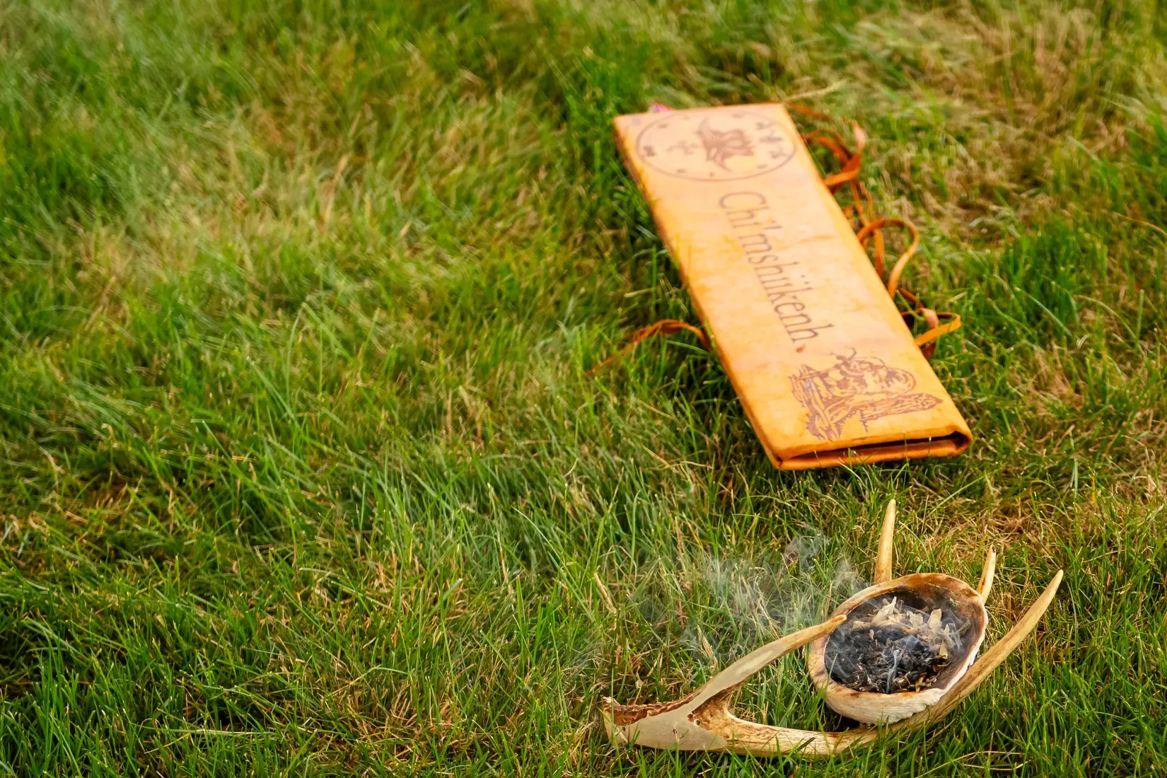 Ceremonial Smudging of the New Golf Facility by the SCIT