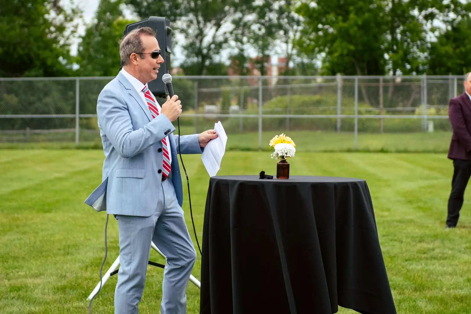 Ceremonial Smudging of the New Golf Facility by the SCIT