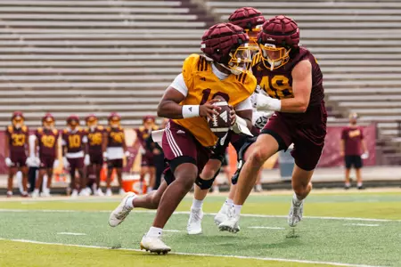 Marcus Beamon Practice Photo