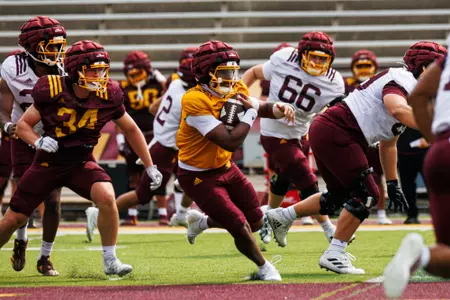 Marcus Beamon Scrimmage Photo