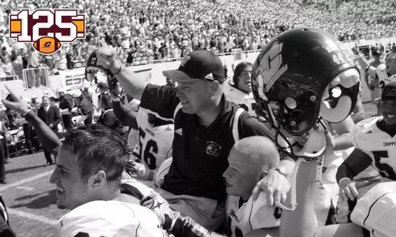 2009 MSU Victory Graphic Black & White With Butch Davis