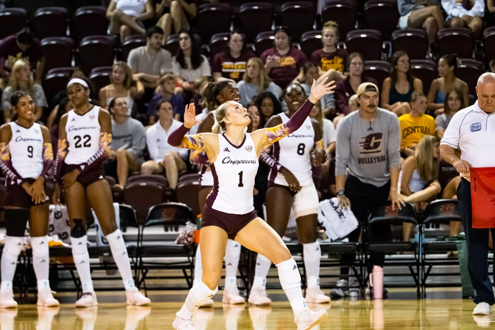 CMU Volleyball vs. Oakland (9/2/26)