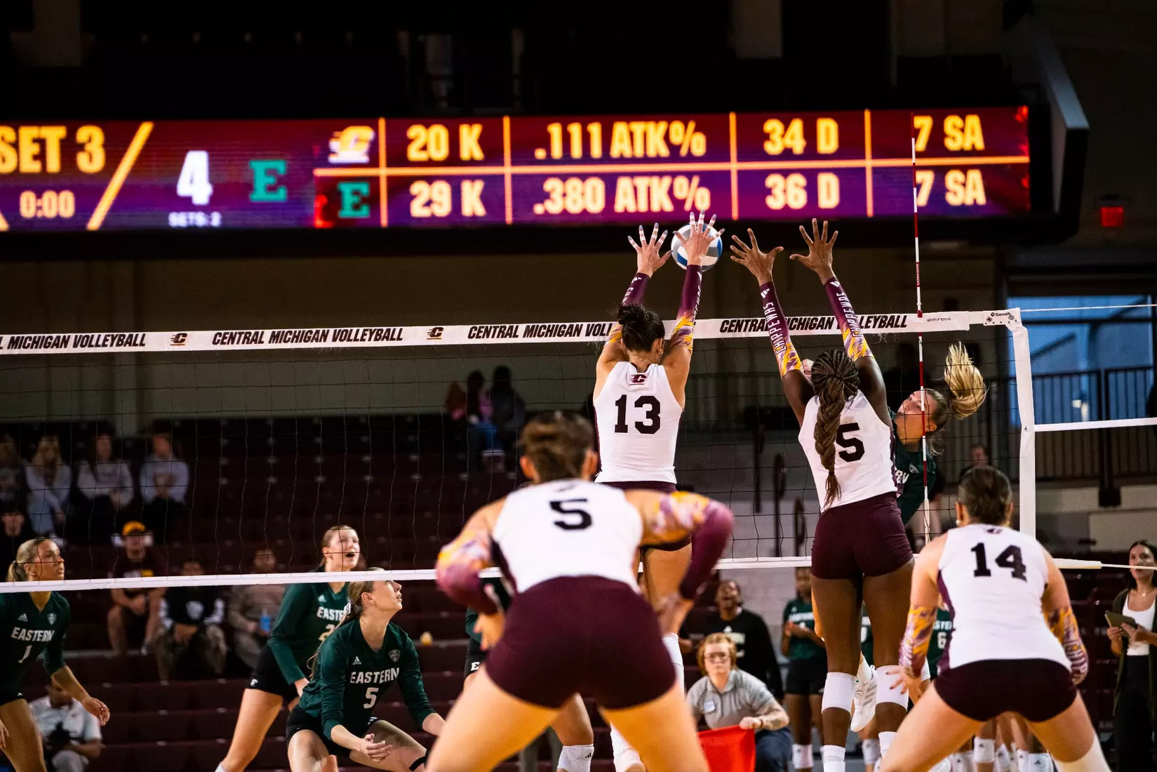 CMU Volleyball vs Eastern Michigan