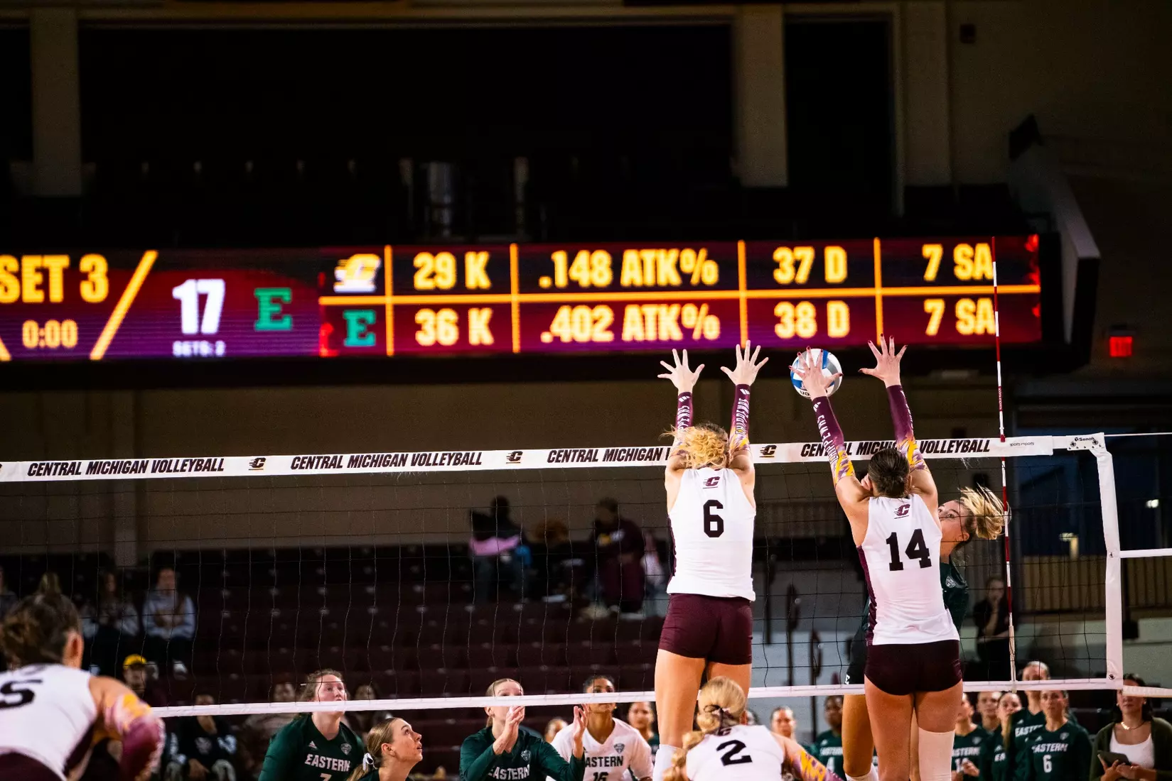 CMU Volleyball vs Eastern Michigan