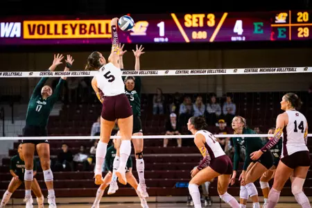 CMU Volleyball vs Eastern Michigan