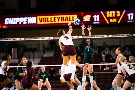 CMU Volleyball vs Eastern Michigan