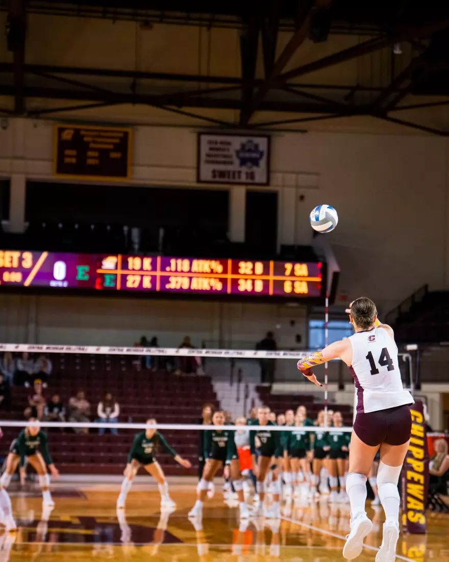 CMU Volleyball vs Eastern Michigan