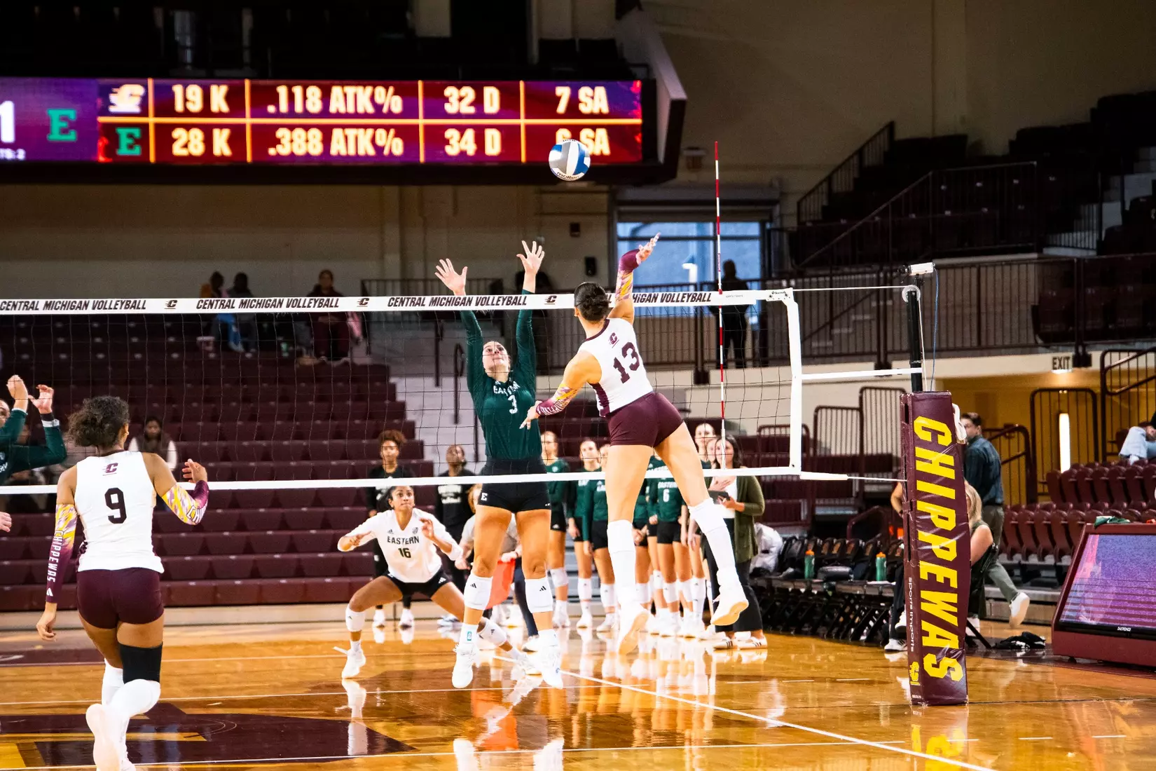 CMU Volleyball vs Eastern Michigan