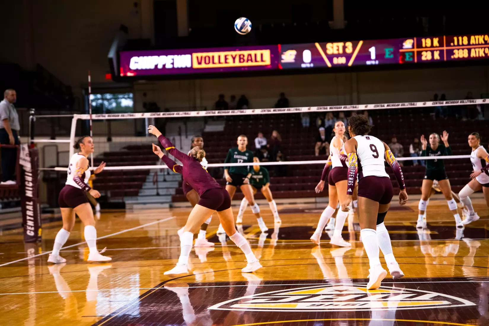 CMU Volleyball vs Eastern Michigan