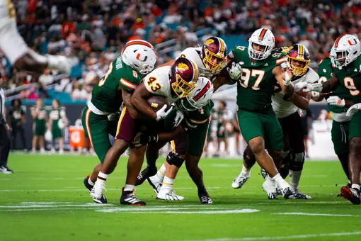 CMU Football at University of Miami (9/26/26)