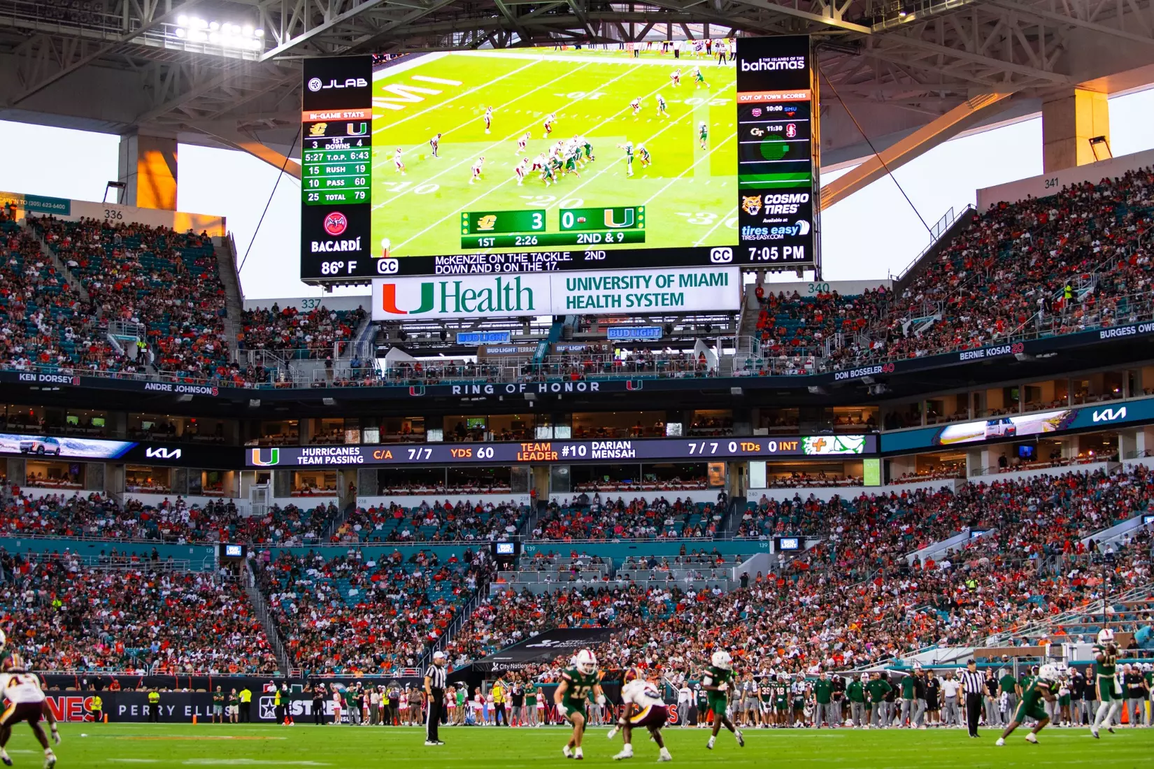 CMU Football vs.University of Miami (9/26/26)