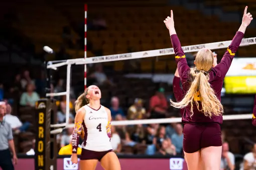 CMU volleyball vs Western Michigan