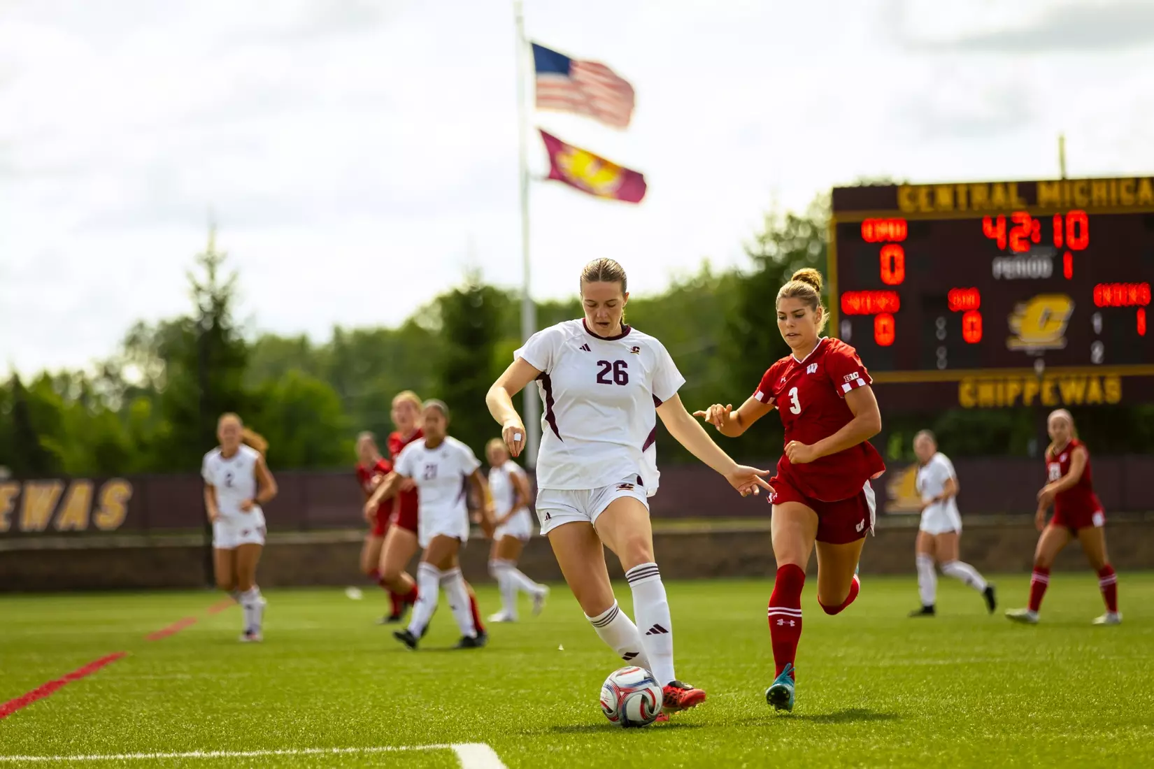 CMU Soccer vs. No. 16 Wisconsin