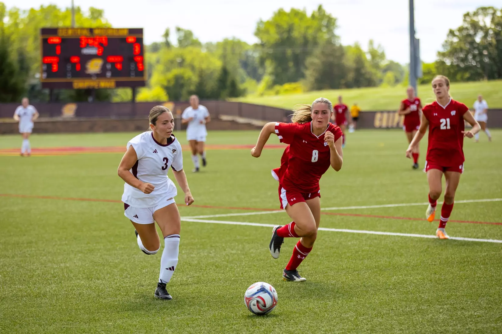 CMU Soccer vs. No. 16 Wisconsin