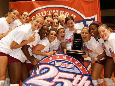 CofC Volleyball Clinches Fourth Straight Title with 3-1 Win over UNCG