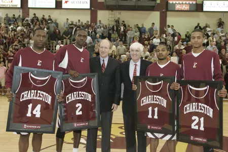 Lawrence Leads CofC Past Citadel, 50-40, on Senior Night