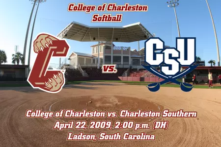 College of Charleston Softball Travels to Charleston Southern