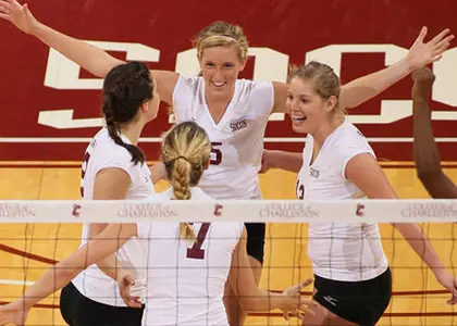 Cougars Win Ninth Straight SoCon Match