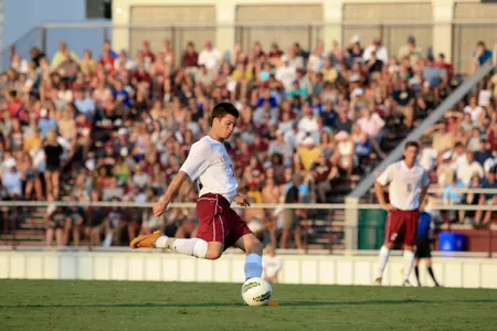 Men's Soccer Downs UNCA in Double Overtime