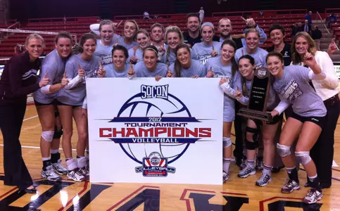 Cougars Win Five-Set Thriller Over Furman, Capture SoCon Title