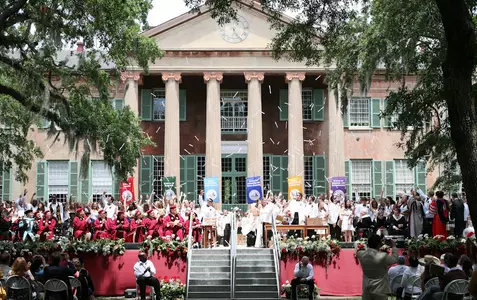 CofC Student-Athletes Take Part In May 2012 Commencement