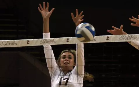 Charleston Defeats Presbyterian, 3-1, In Matinee Volleyball