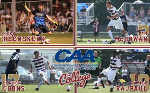 CofC M. Soccer Earns Four All-CAA Honors