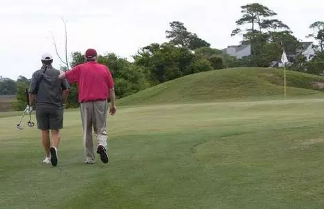 Round With Blind Partners Opens Eyes for CofC Golfers