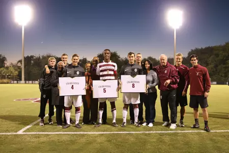 M. Soccer Draws with Delaware on Senior Night