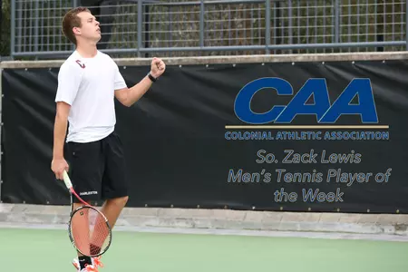 Zack Lewis Named CAA Men?s Tennis Player of the Week