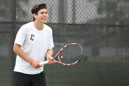 No. 74 Men's Tennis Swings Past The Citadel in Crosstown Rally