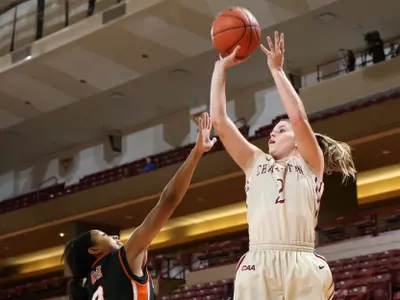 Women?s Hoops Flies Past Northeastern, 59-38