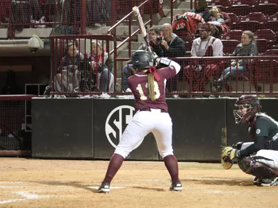 Softball Drops a Pair on Final Day of Gamecock Invitational