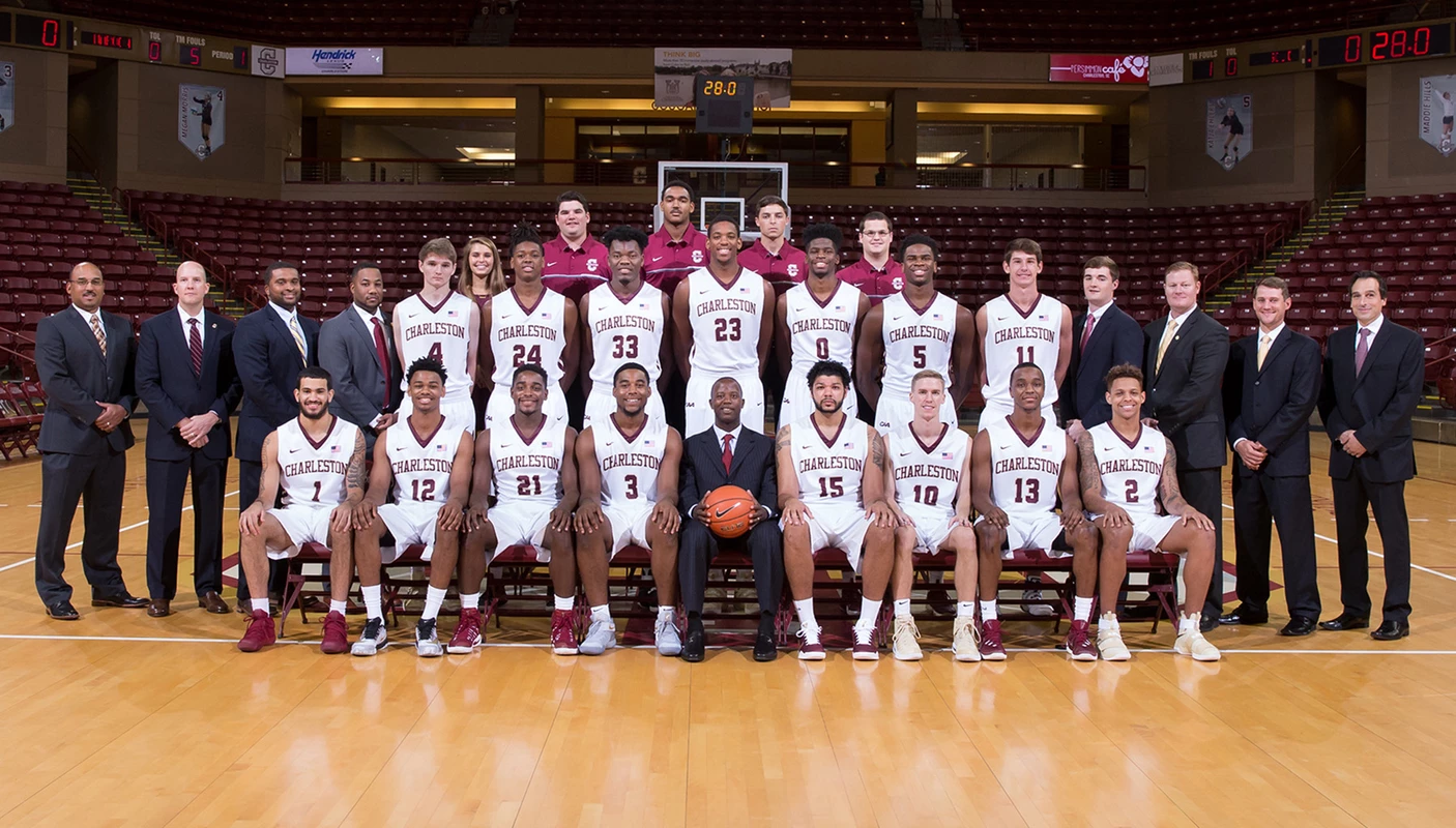2016-17 CofC Men's Basketball Team Photo