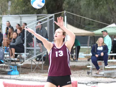 CofC Beach Volleyball Falls on Final Day of Tournament