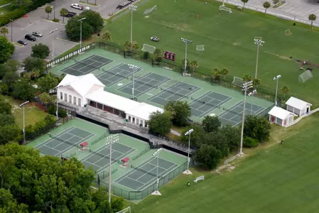 tennis facility sky view