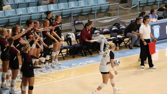 Tynley Smeltzer against Cleveland State at UNC Sept. 1, 2024